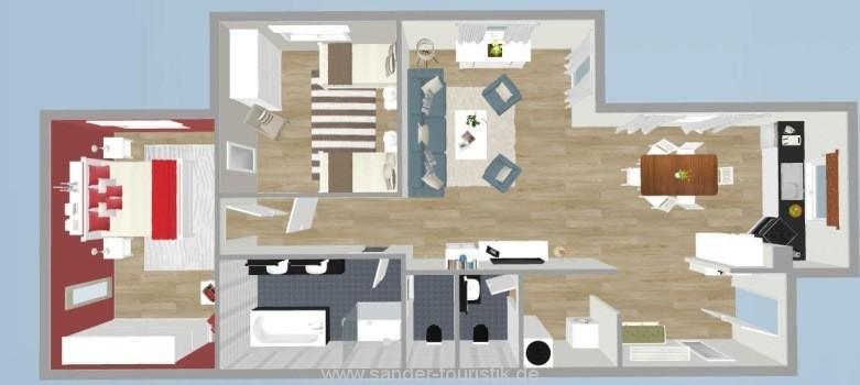 Apartment Strandnahe Fewos Mit Terrasse Oder Dachterrasse, Strandhaus Seeblick, Binz