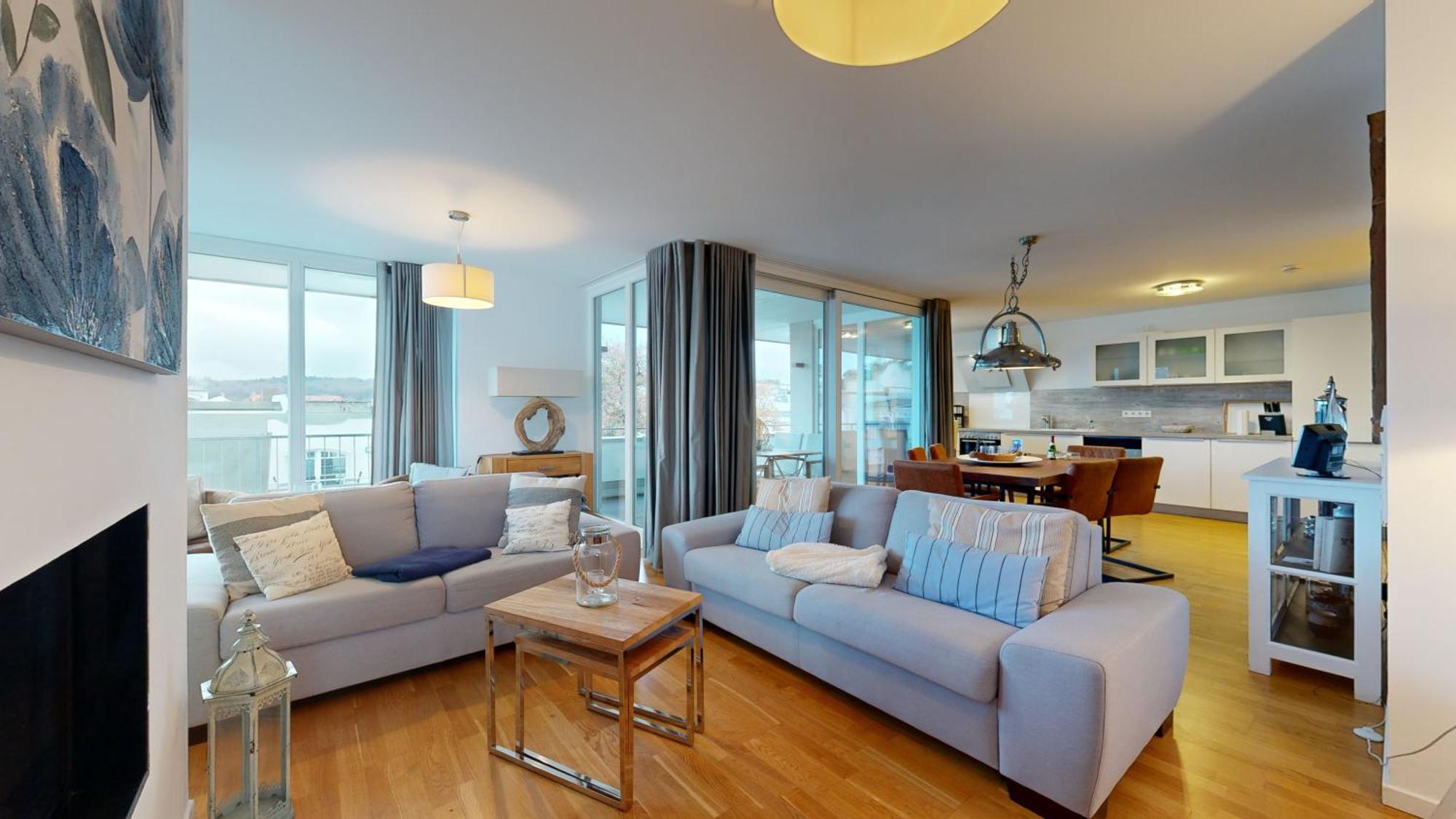 Strandnahe Fewos Mit Terrasse Oder Dachterrasse, Strandhaus Seeblick, * Binz